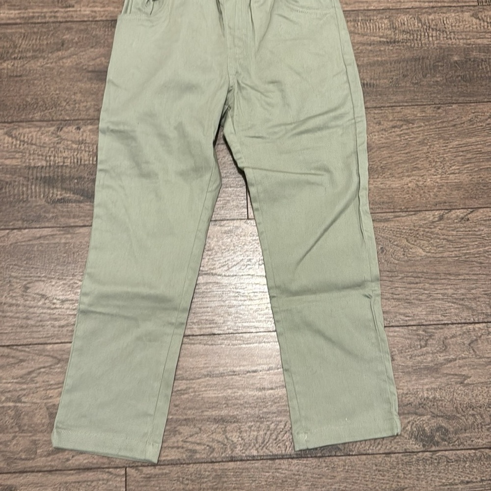 Small shop Trilogy brand  Casual Straight-Leg Pants in Sage Green NWT